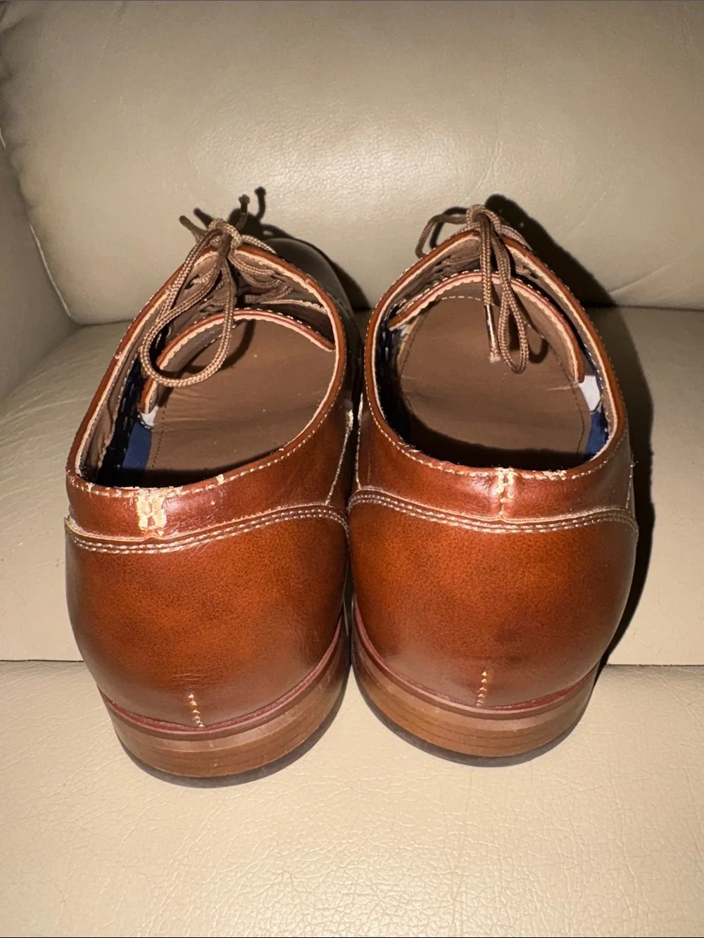 Curt&Larson Men's Brown Leather Derby Shoes - Classic Lace-Up